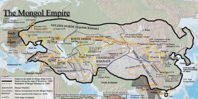 Карте истории Монголии 